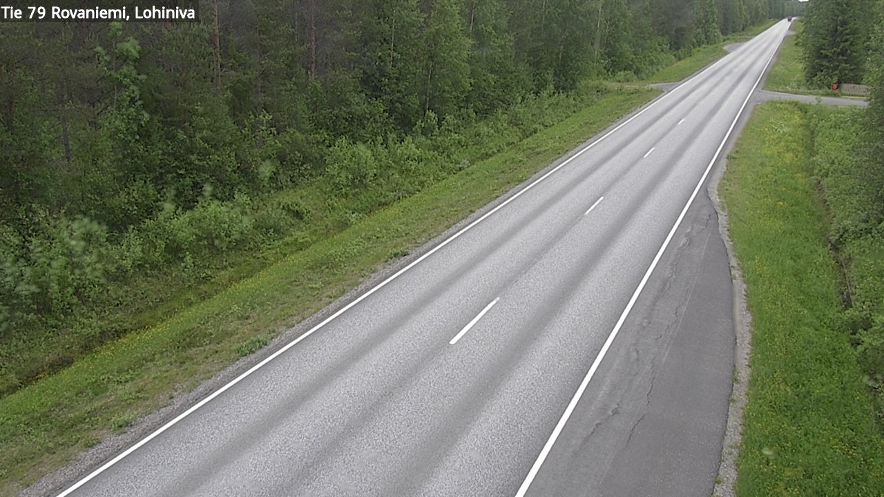 Weather Camera Image Road 79 Rovaniemi Lohiniva, Rovaniemi, Lappi