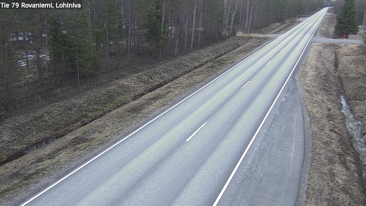 Weather Camera Image Road 79 Rovaniemi Lohiniva, Rovaniemi, Lappi