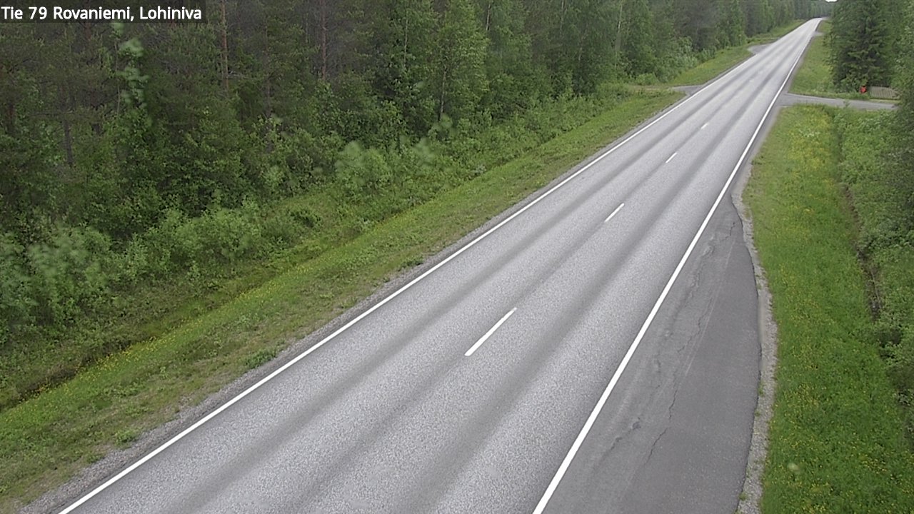 Weather Camera Image Road 79 Rovaniemi Lohiniva, Rovaniemi, Lappi