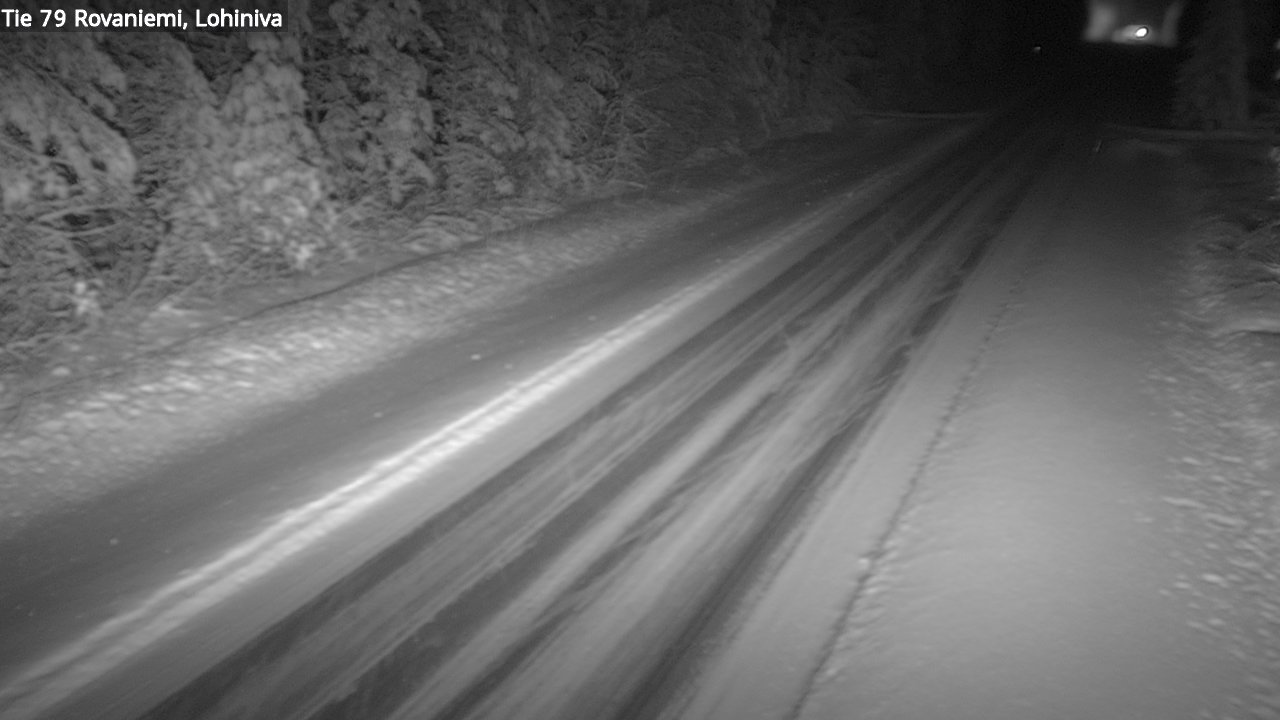 Weather Camera Image Road 79 Rovaniemi Lohiniva, Rovaniemi, Lappi
