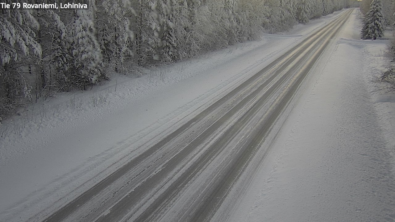 Weather Camera Image Road 79 Rovaniemi Lohiniva, Rovaniemi, Lappi