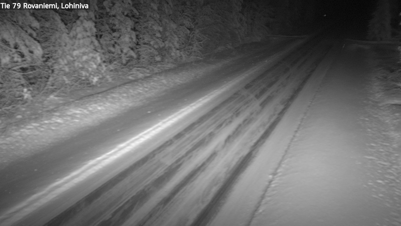 Weather Camera Image Road 79 Rovaniemi Lohiniva, Rovaniemi, Lappi