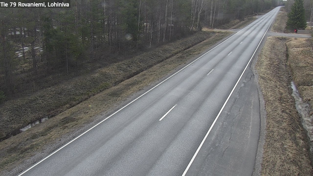 Weather Camera Image Road 79 Rovaniemi Lohiniva, Rovaniemi, Lappi