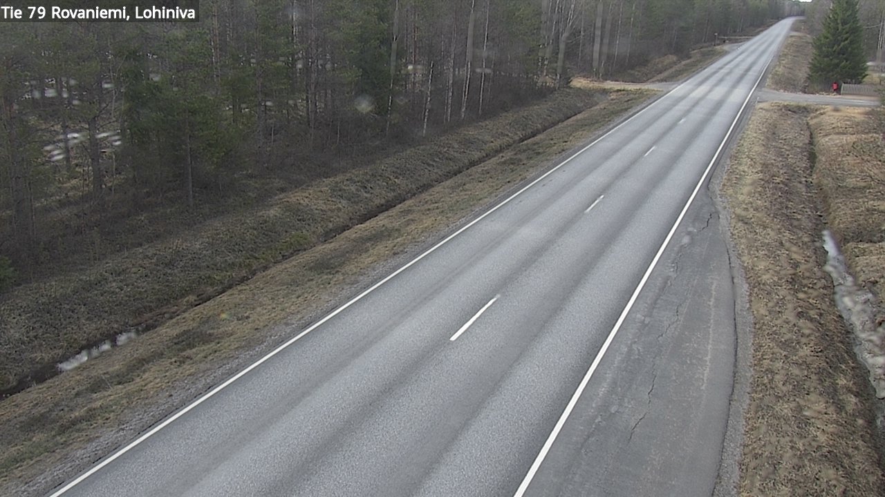 Weather Camera Image Road 79 Rovaniemi Lohiniva, Rovaniemi, Lappi