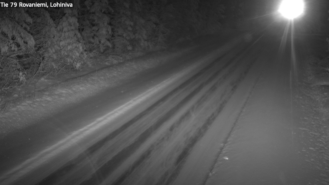 Weather Camera Image Road 79 Rovaniemi Lohiniva, Rovaniemi, Lappi