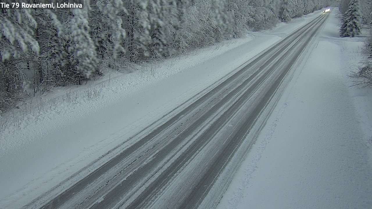 Weather Camera Image Road 79 Rovaniemi Lohiniva, Rovaniemi, Lappi