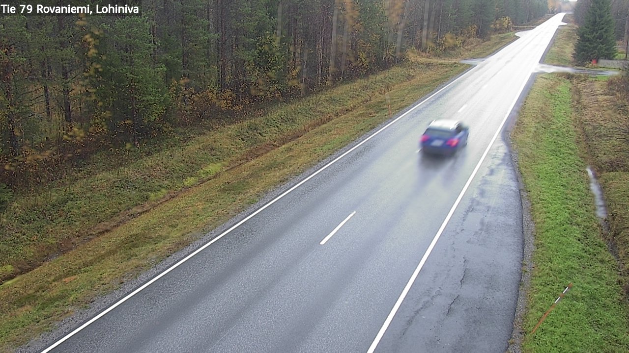 Weather Camera Image Road 79 Rovaniemi Lohiniva, Rovaniemi, Lappi
