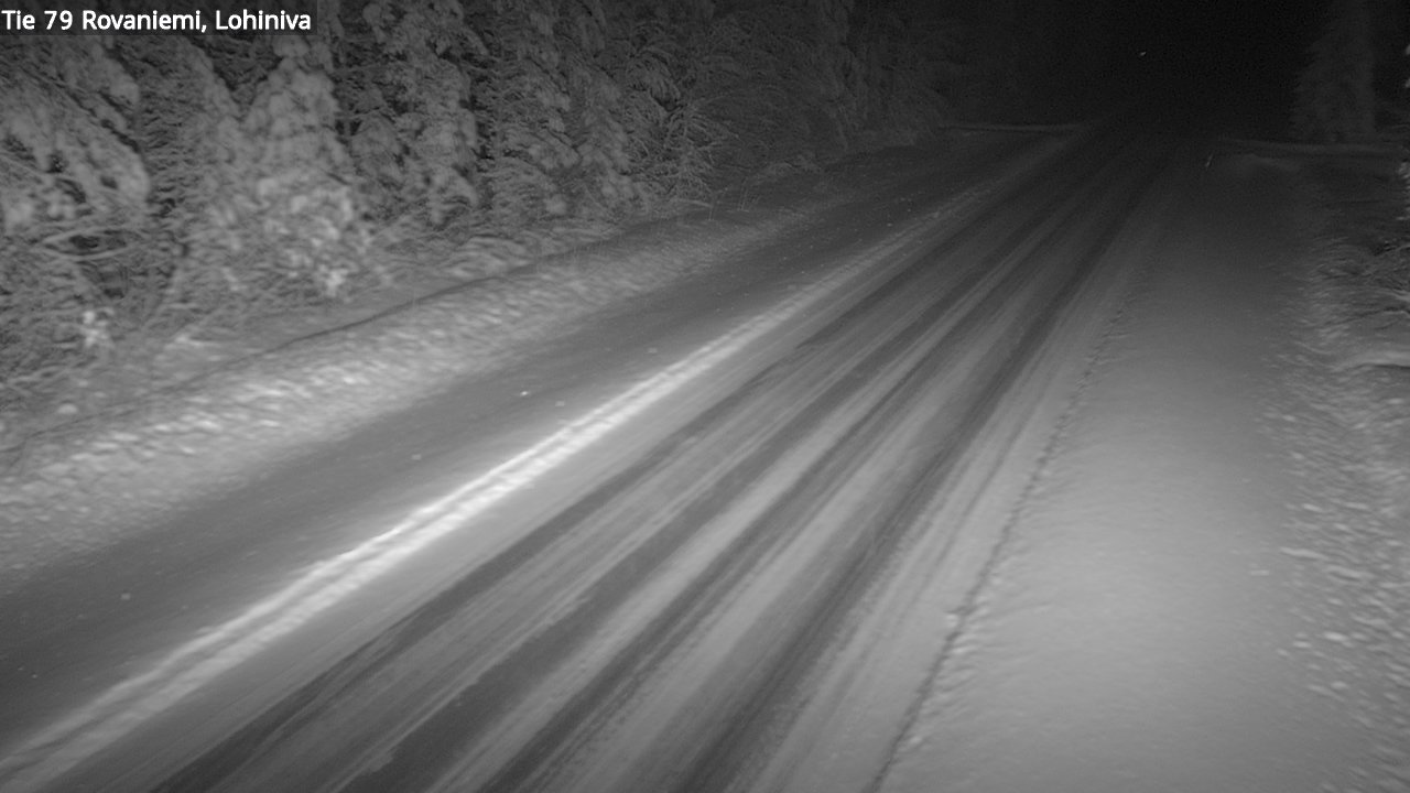 Weather Camera Image Road 79 Rovaniemi Lohiniva, Rovaniemi, Lappi
