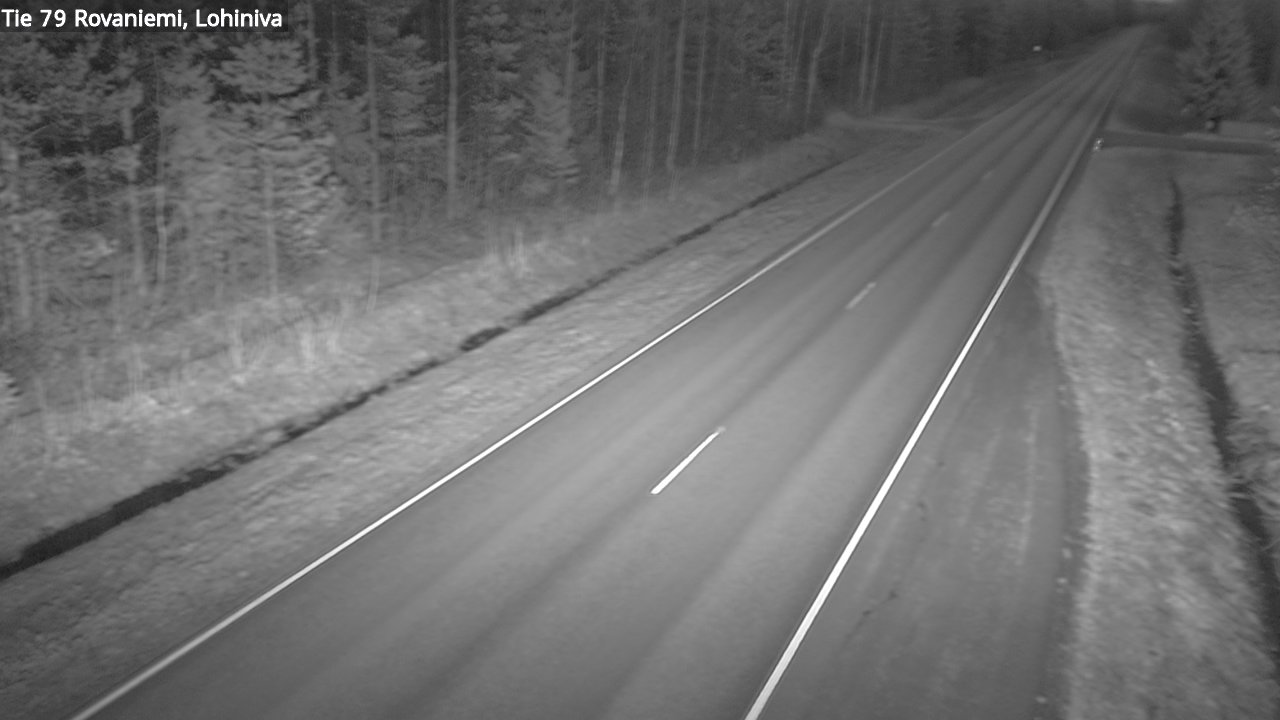 Weather Camera Image Road 79 Rovaniemi Lohiniva, Rovaniemi, Lappi