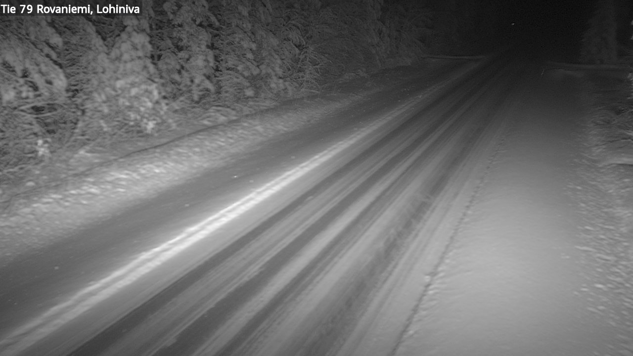 Weather Camera Image Road 79 Rovaniemi Lohiniva, Rovaniemi, Lappi