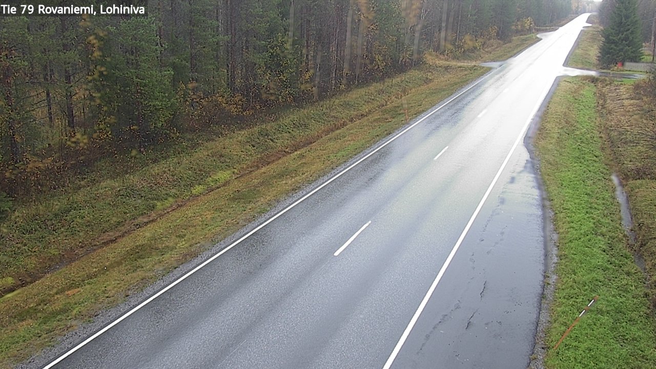Weather Camera Image Road 79 Rovaniemi Lohiniva, Rovaniemi, Lappi