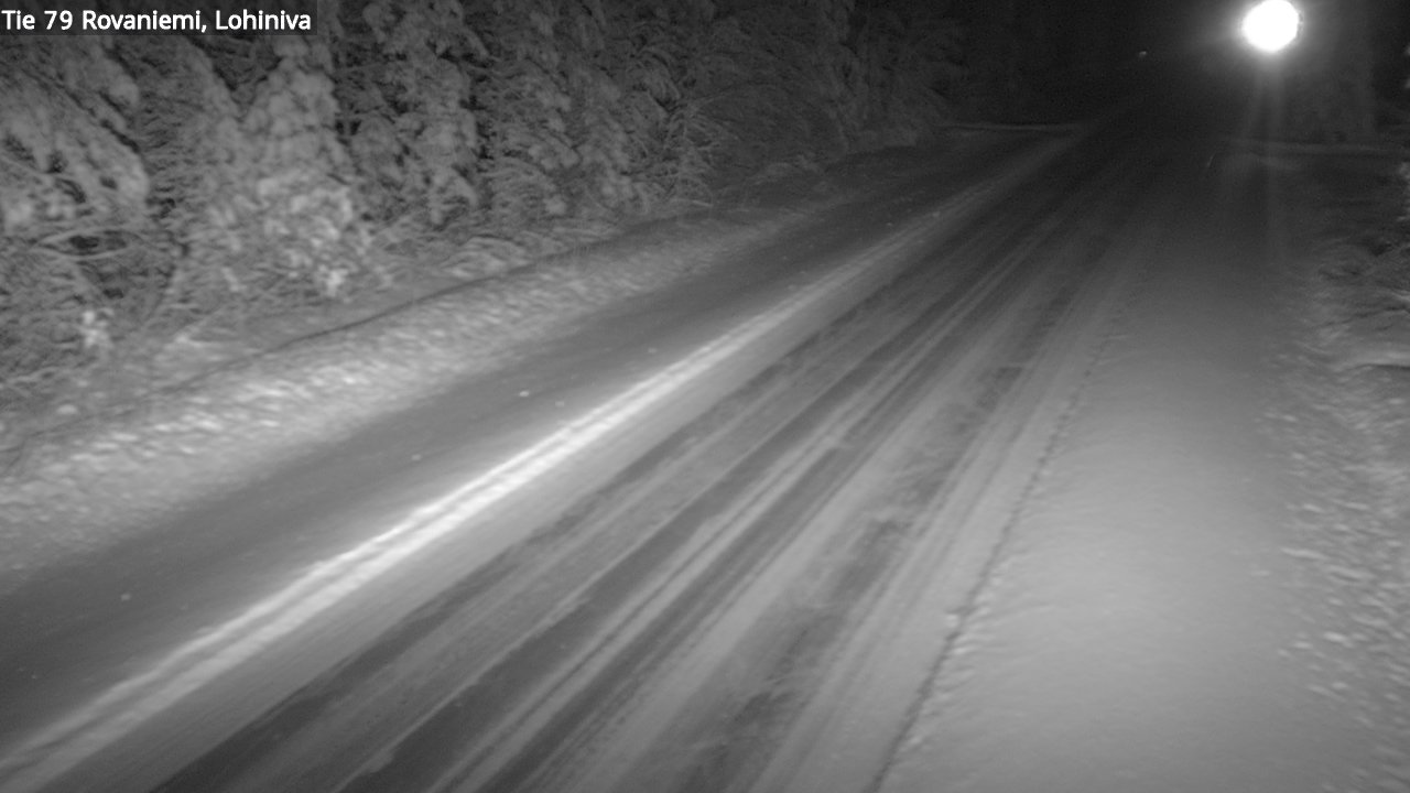 Weather Camera Image Road 79 Rovaniemi Lohiniva, Rovaniemi, Lappi