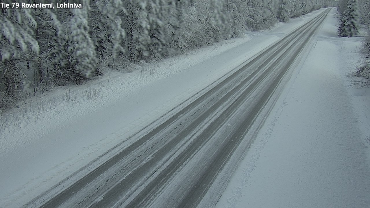 Weather Camera Image Road 79 Rovaniemi Lohiniva, Rovaniemi, Lappi