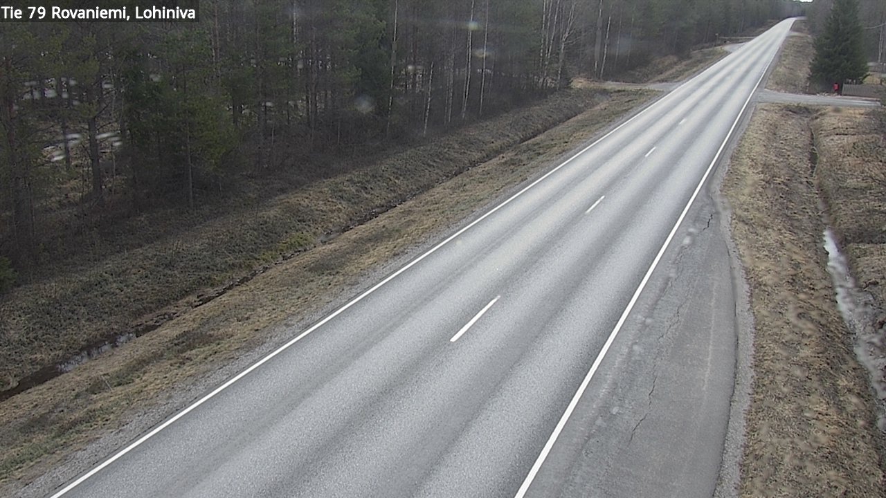 Weather Camera Image Road 79 Rovaniemi Lohiniva, Rovaniemi, Lappi