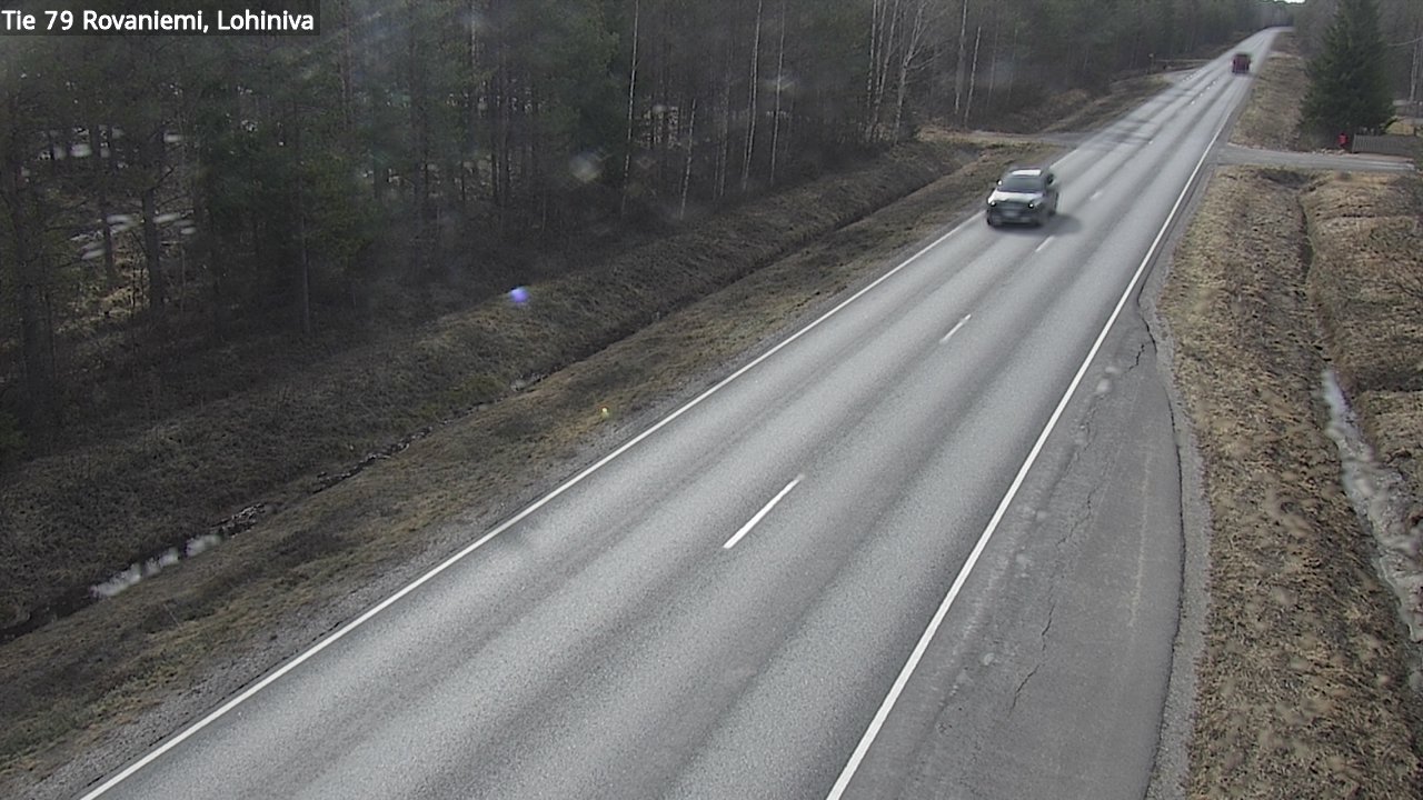 Weather Camera Image Road 79 Rovaniemi Lohiniva, Rovaniemi, Lappi