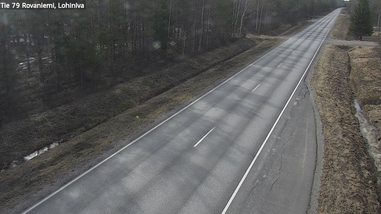 Weather Camera Image Road 79 Rovaniemi Lohiniva, Rovaniemi, Lappi