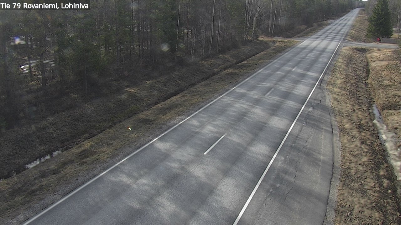 Weather Camera Image Road 79 Rovaniemi Lohiniva, Rovaniemi, Lappi