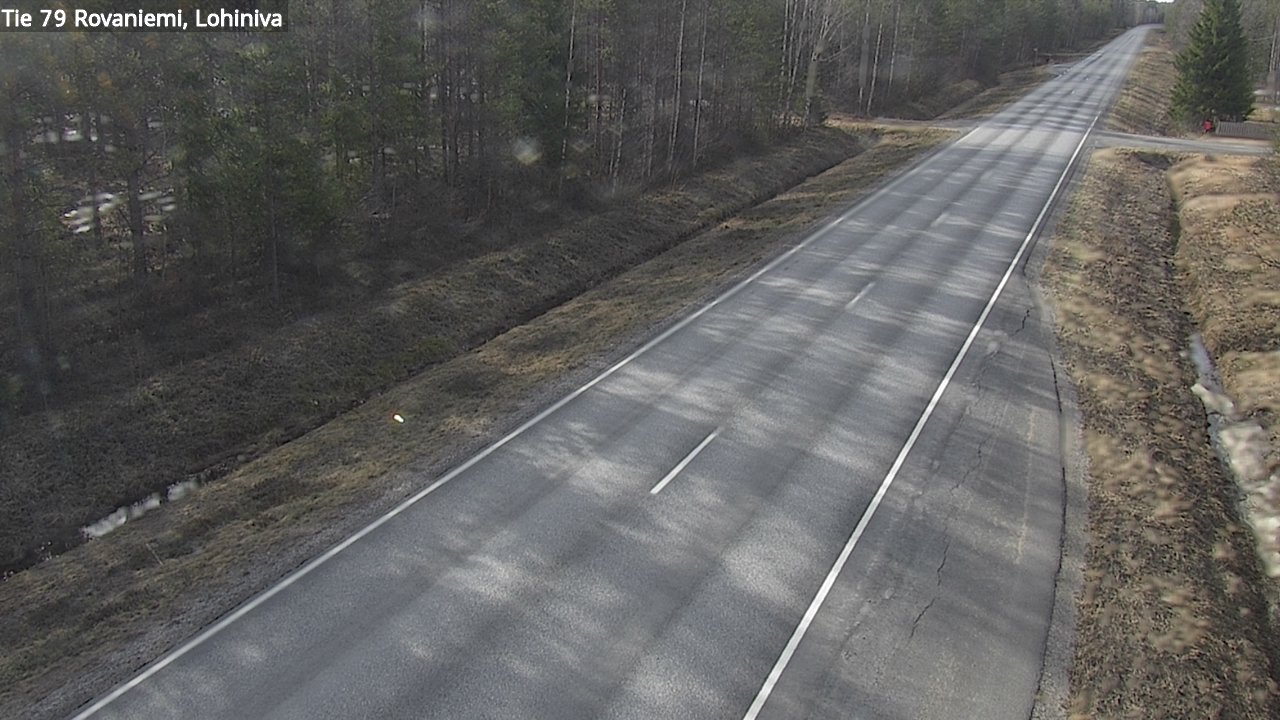 Weather Camera Image Road 79 Rovaniemi Lohiniva, Rovaniemi, Lappi
