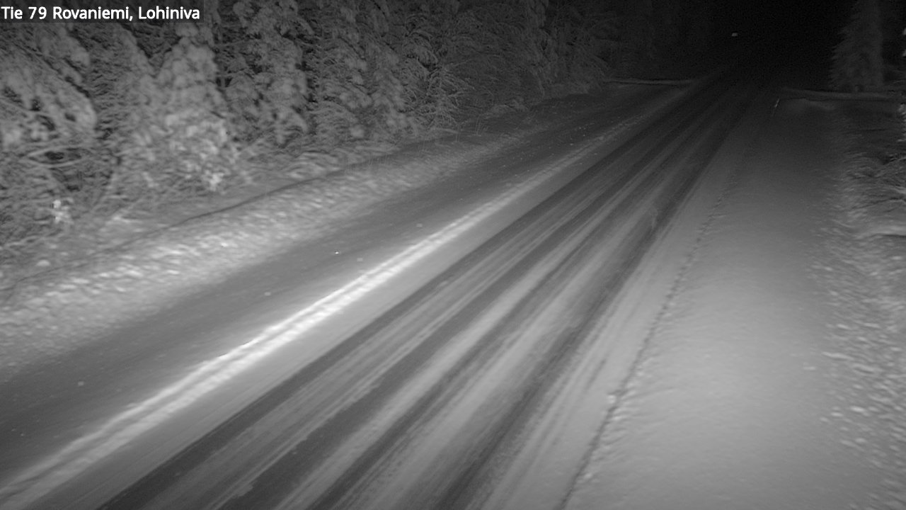 Weather Camera Image Road 79 Rovaniemi Lohiniva, Rovaniemi, Lappi