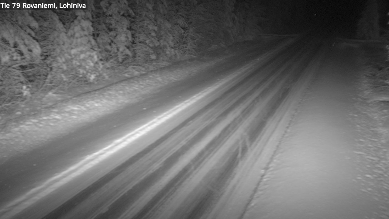 Weather Camera Image Road 79 Rovaniemi Lohiniva, Rovaniemi, Lappi