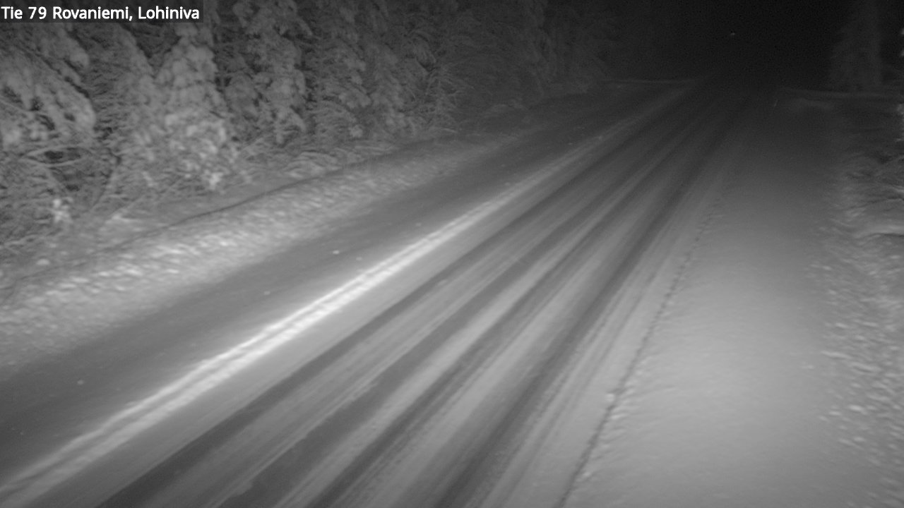 Weather Camera Image Road 79 Rovaniemi Lohiniva, Rovaniemi, Lappi