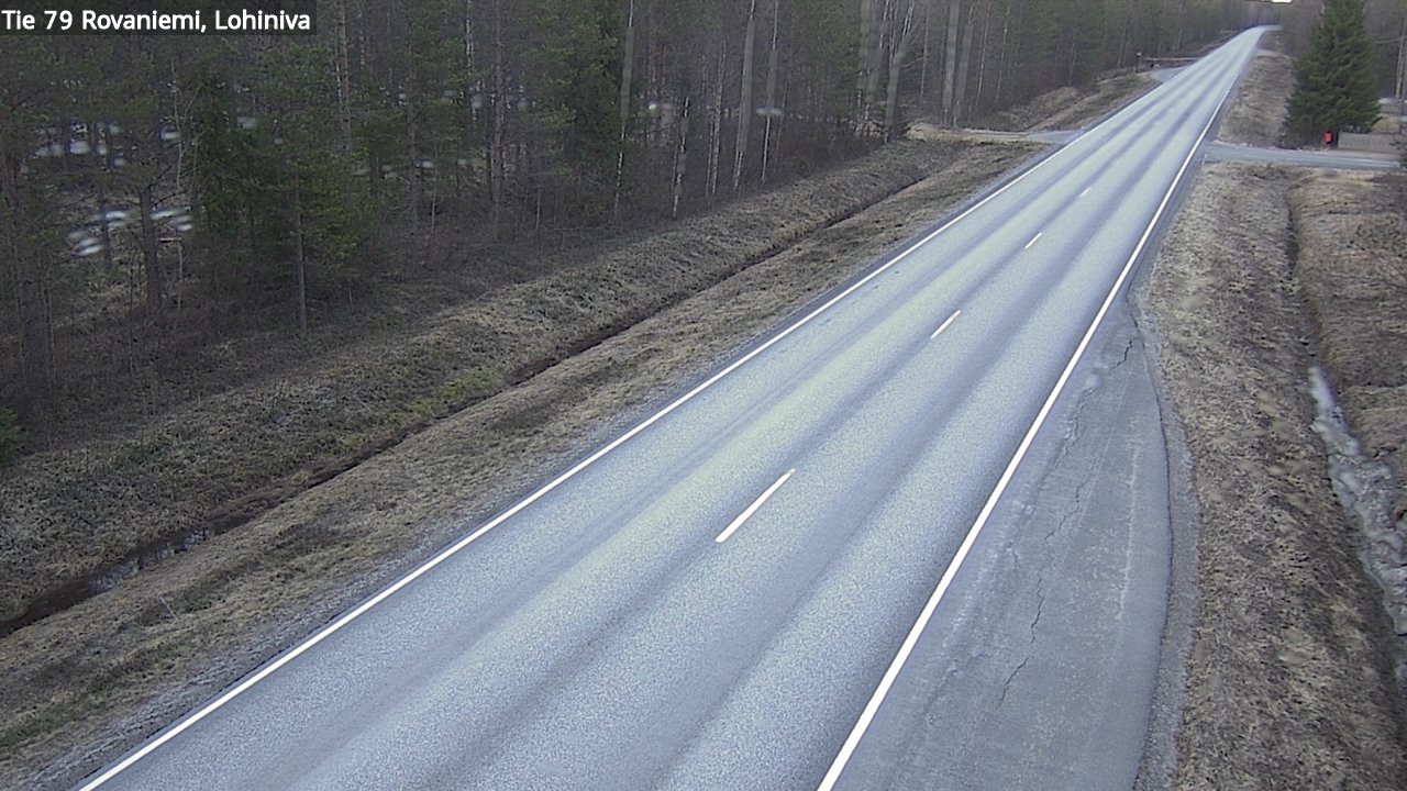 Weather Camera Image Road 79 Rovaniemi Lohiniva, Rovaniemi, Lappi