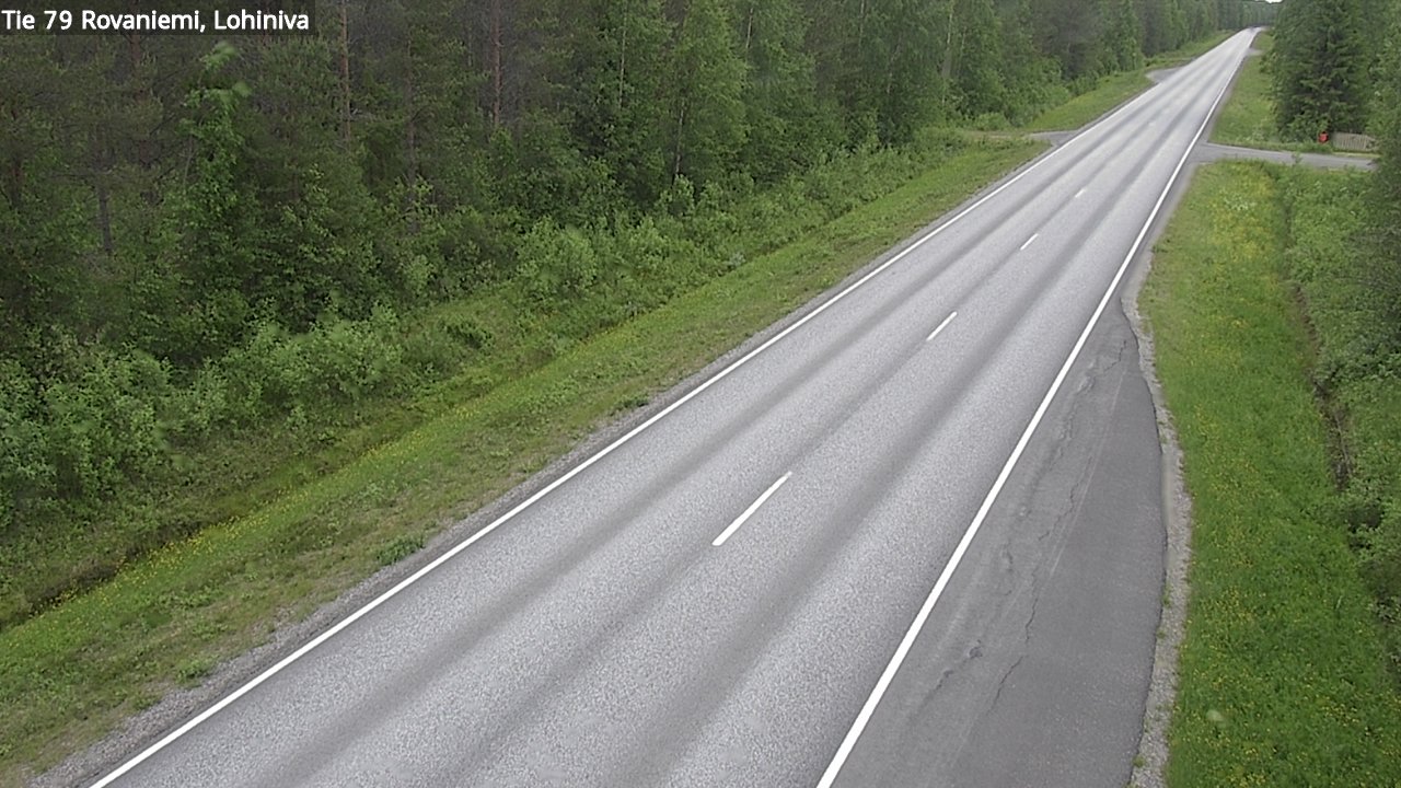Weather Camera Image Road 79 Rovaniemi Lohiniva, Rovaniemi, Lappi