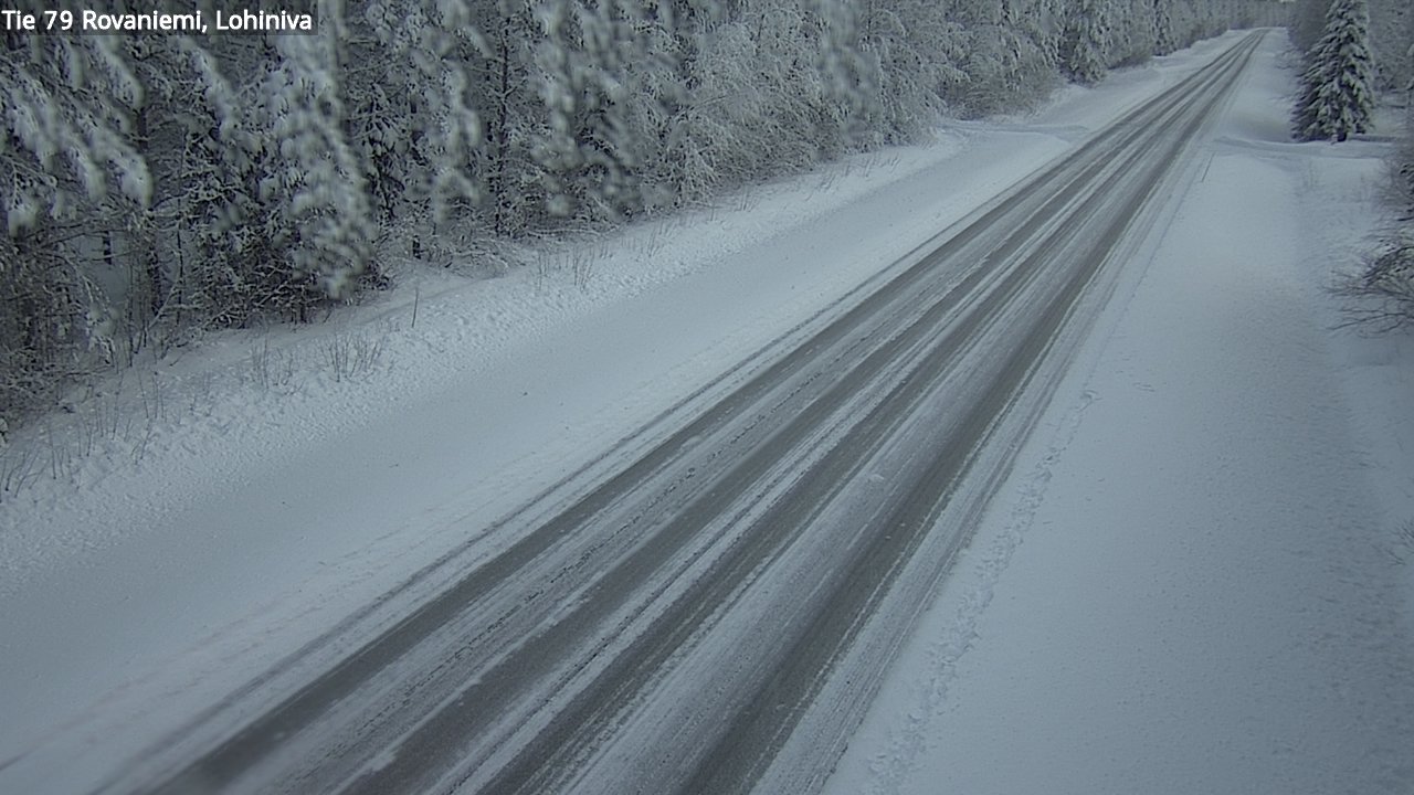 Weather Camera Image Road 79 Rovaniemi Lohiniva, Rovaniemi, Lappi