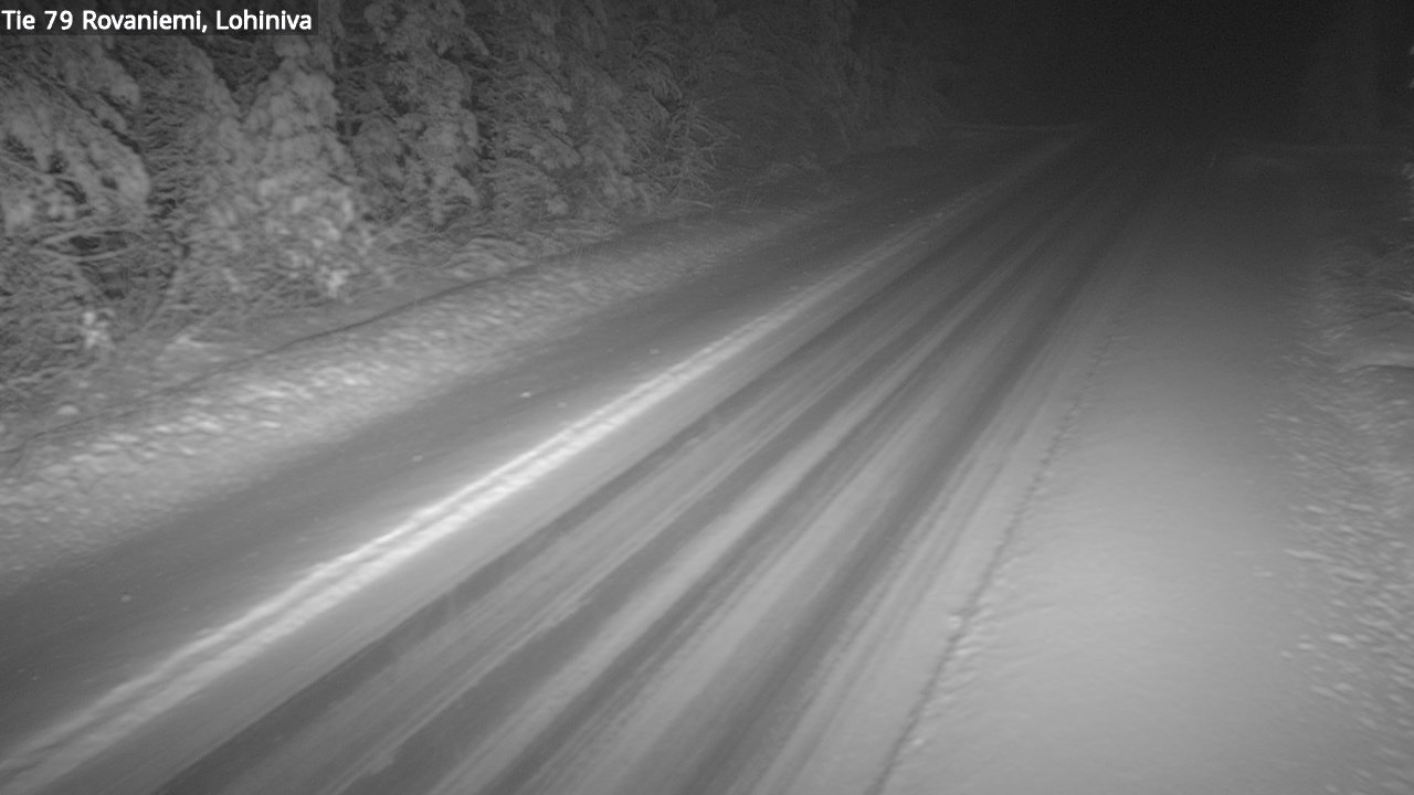 Weather Camera Image Road 79 Rovaniemi Lohiniva, Rovaniemi, Lappi