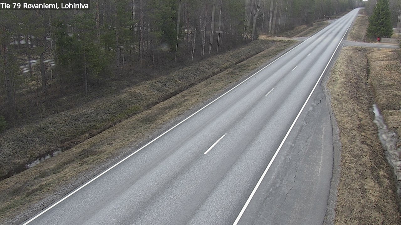 Weather Camera Image Road 79 Rovaniemi Lohiniva, Rovaniemi, Lappi