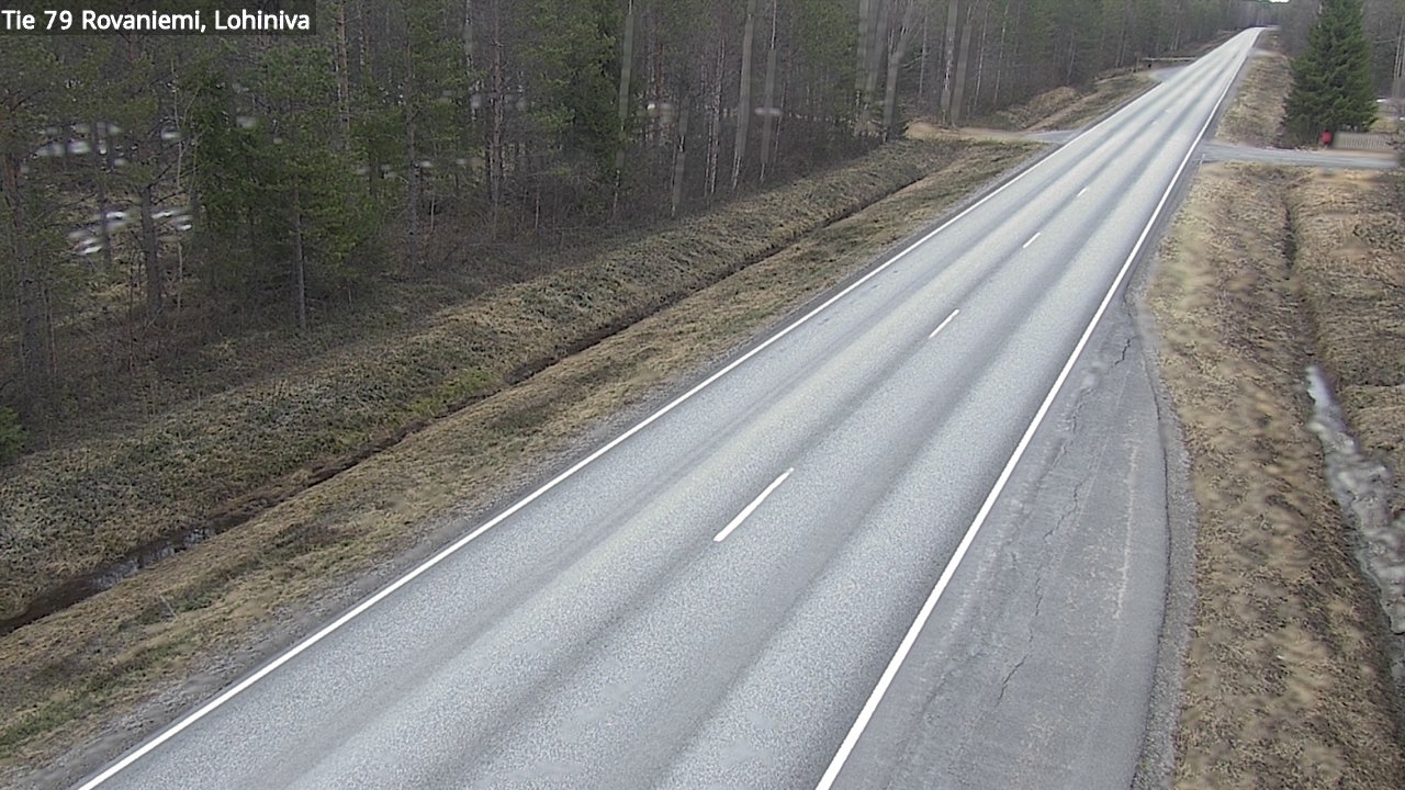 Weather Camera Image Road 79 Rovaniemi Lohiniva, Rovaniemi, Lappi
