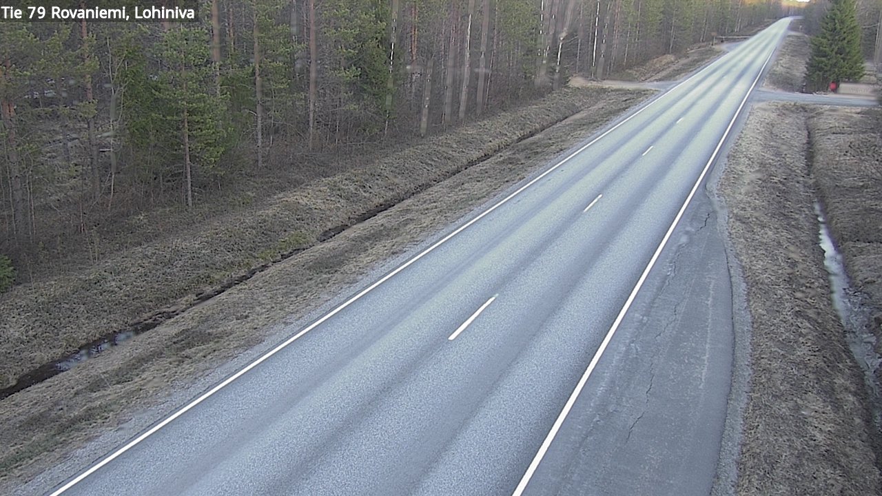 Weather Camera Image Road 79 Rovaniemi Lohiniva, Rovaniemi, Lappi