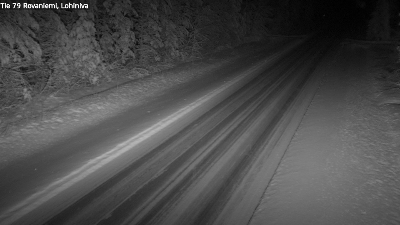 Weather Camera Image Road 79 Rovaniemi Lohiniva, Rovaniemi, Lappi