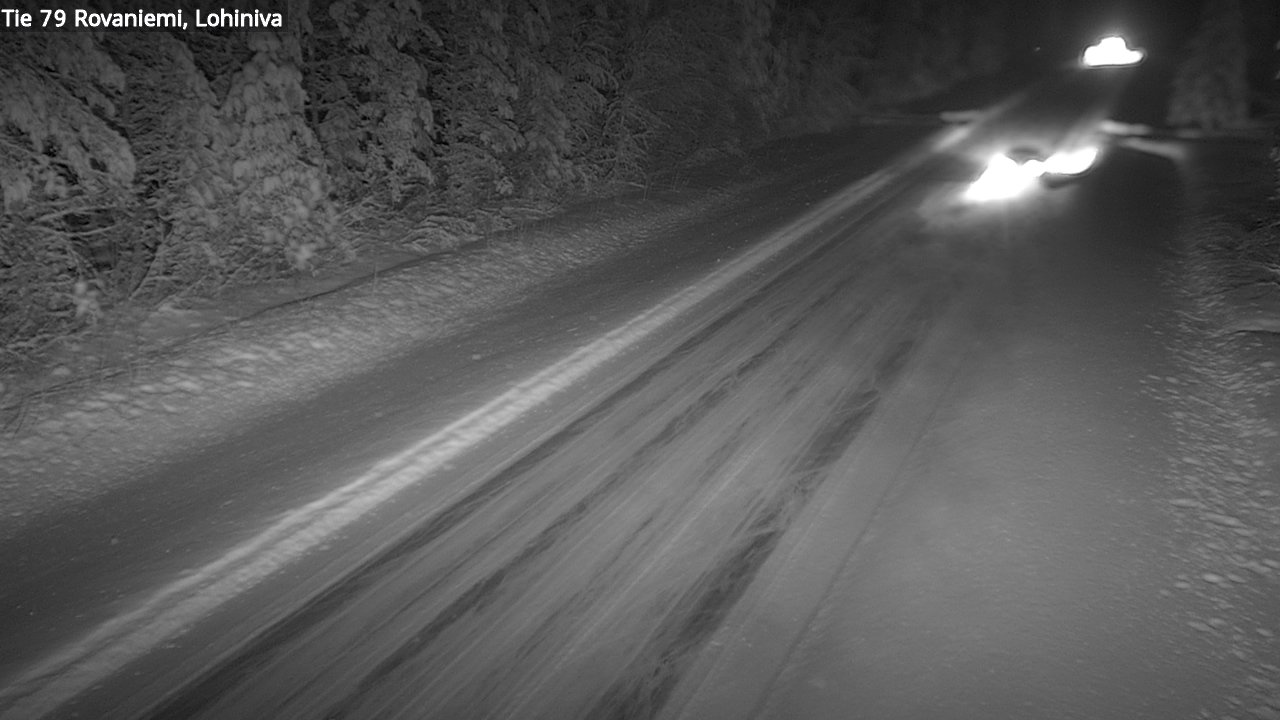 Weather Camera Image Road 79 Rovaniemi Lohiniva, Rovaniemi, Lappi