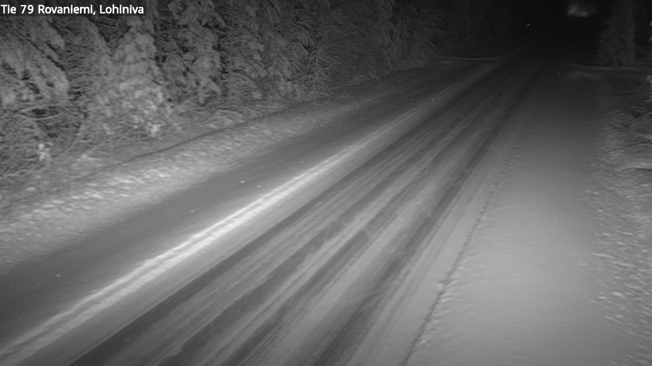 Weather Camera Image Road 79 Rovaniemi Lohiniva, Rovaniemi, Lappi