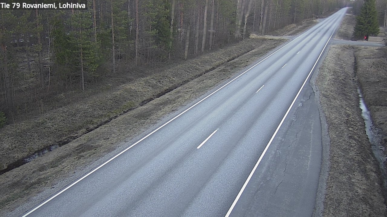Weather Camera Image Road 79 Rovaniemi Lohiniva, Rovaniemi, Lappi