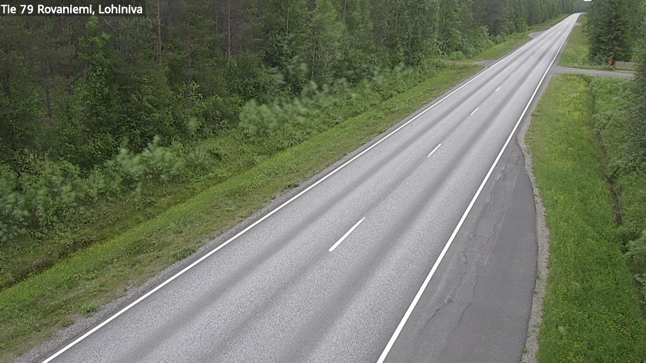 Weather Camera Image Road 79 Rovaniemi Lohiniva, Rovaniemi, Lappi