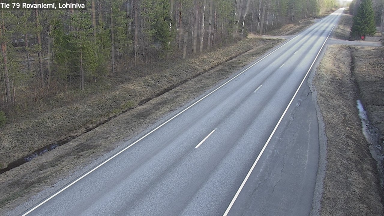 Weather Camera Image Road 79 Rovaniemi Lohiniva, Rovaniemi, Lappi