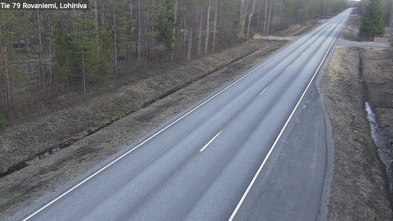 Weather Camera Image Road 79 Rovaniemi Lohiniva, Rovaniemi, Lappi
