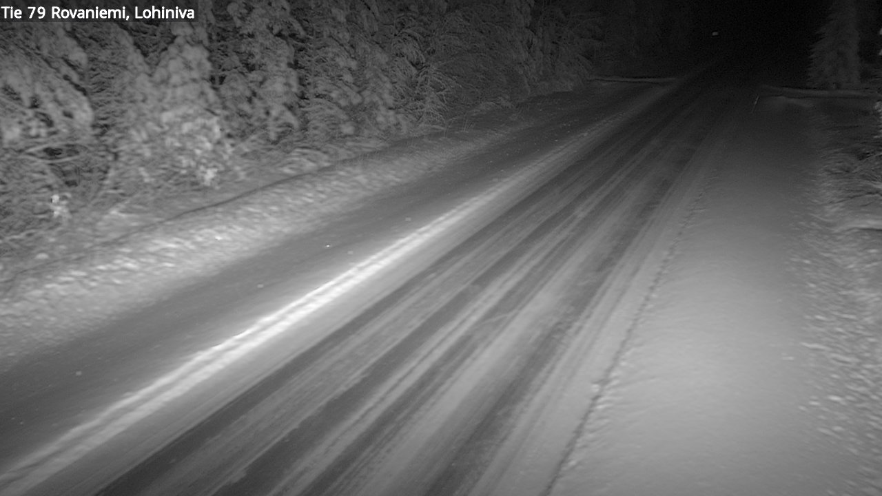 Weather Camera Image Road 79 Rovaniemi Lohiniva, Rovaniemi, Lappi