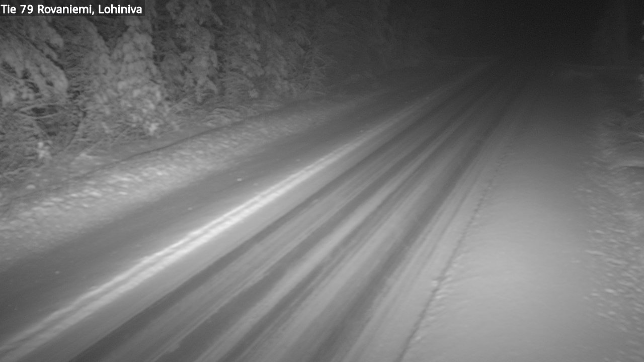 Weather Camera Image Road 79 Rovaniemi Lohiniva, Rovaniemi, Lappi
