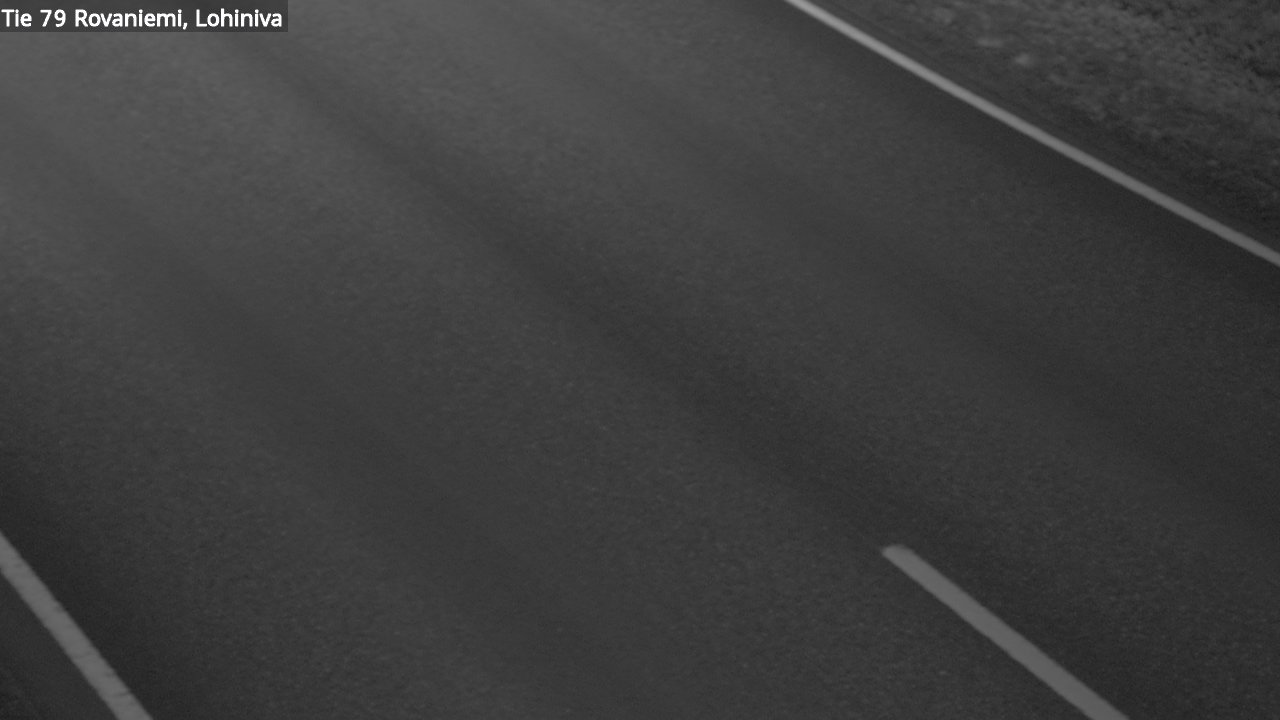 Weather Camera Image Road 79 Rovaniemi Lohiniva, Rovaniemi, Lappi