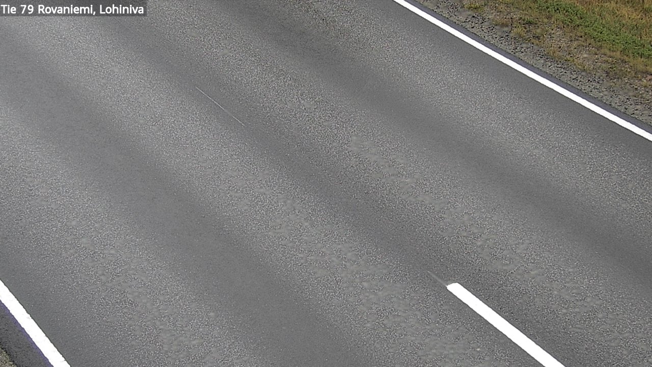 Weather Camera Image Väg 79 Rovaniemi Lohiniva, Rovaniemi, Lappi