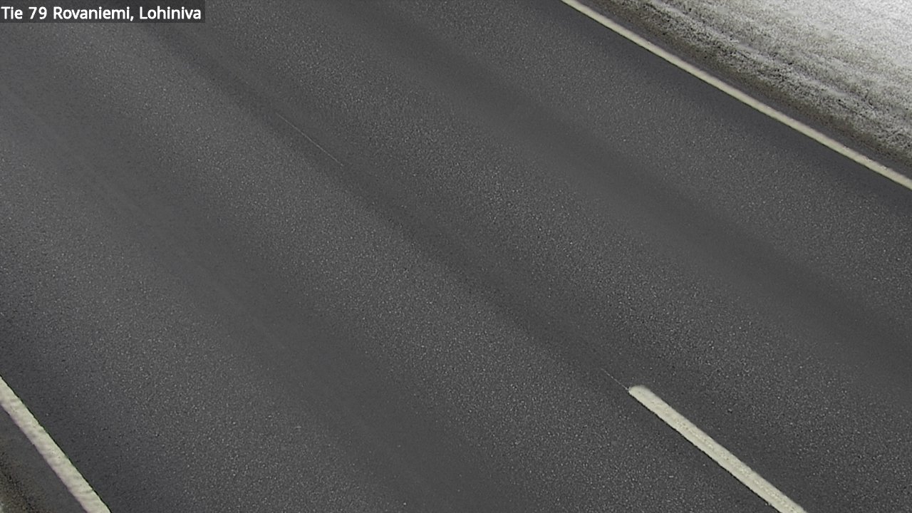 Weather Camera Image Väg 79 Rovaniemi Lohiniva, Rovaniemi, Lappi