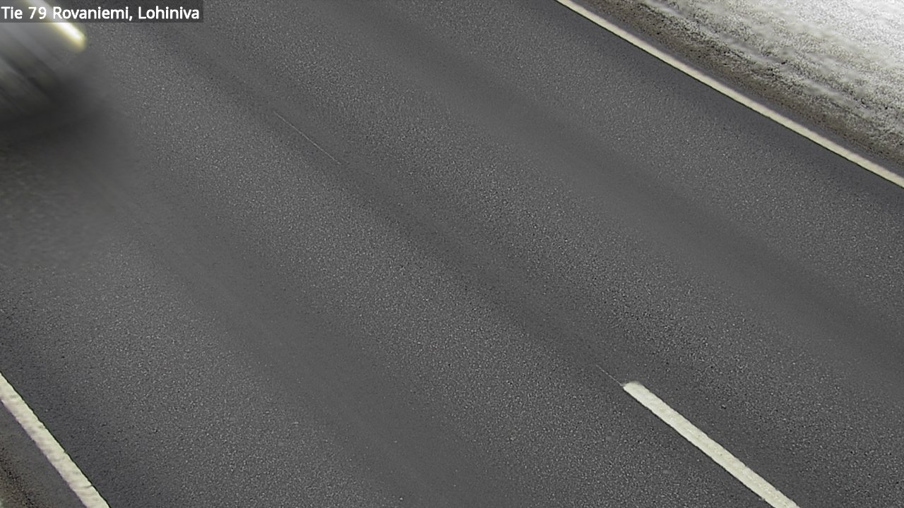 Weather Camera Image Väg 79 Rovaniemi Lohiniva, Rovaniemi, Lappi