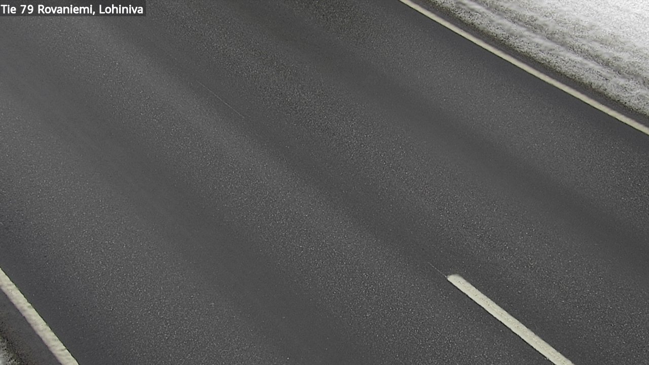 Weather Camera Image Road 79 Rovaniemi Lohiniva, Rovaniemi, Lappi