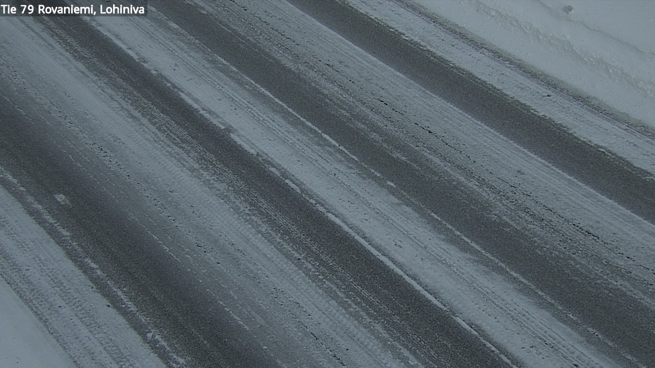 Weather Camera Image Väg 79 Rovaniemi Lohiniva, Rovaniemi, Lappi