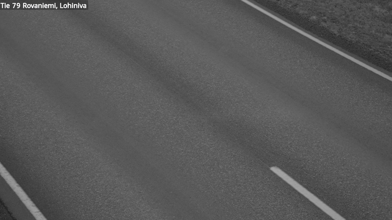 Weather Camera Image Väg 79 Rovaniemi Lohiniva, Rovaniemi, Lappi