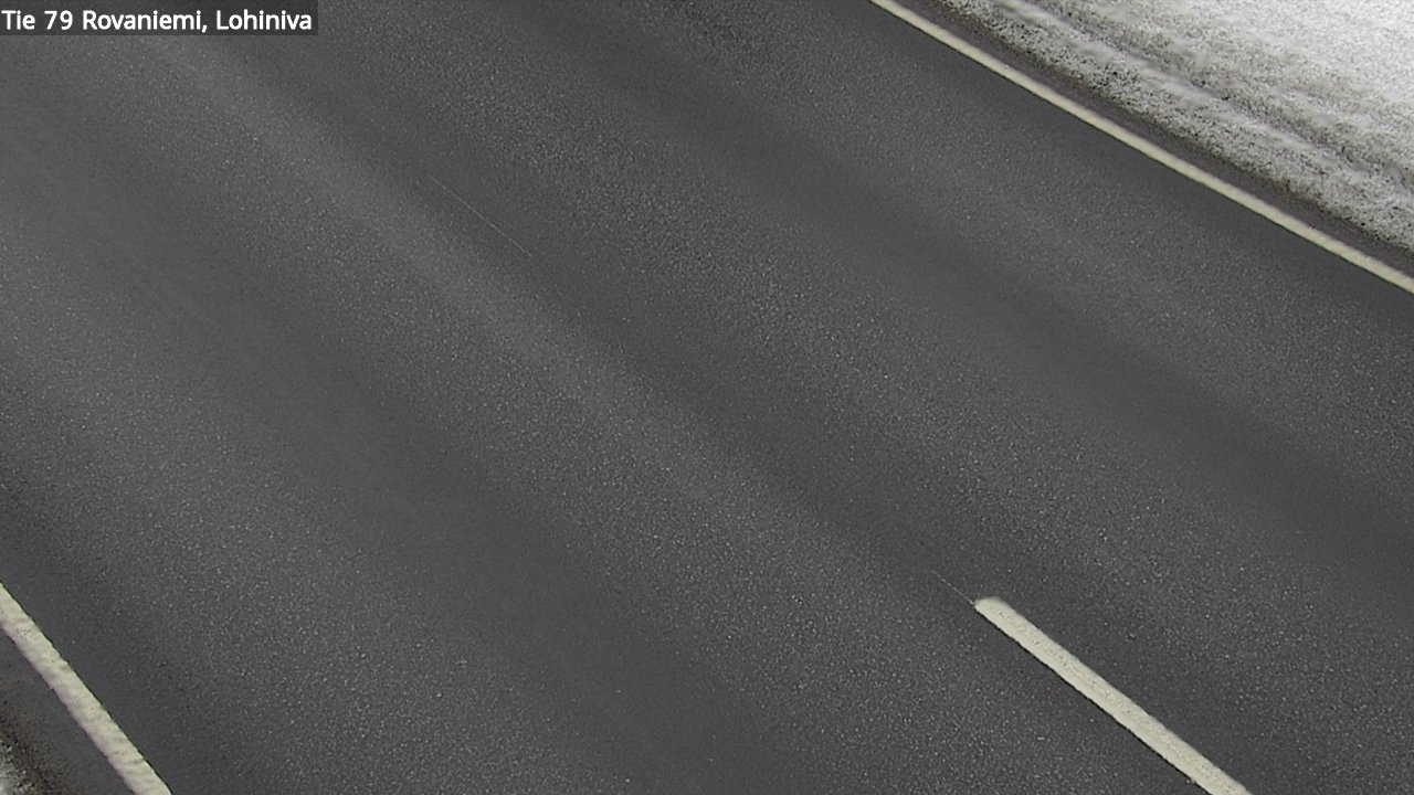 Weather Camera Image Road 79 Rovaniemi Lohiniva, Rovaniemi, Lappi