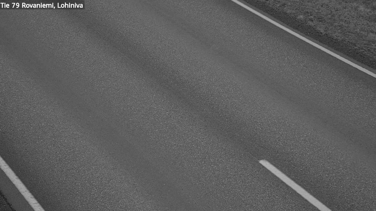 Weather Camera Image Väg 79 Rovaniemi Lohiniva, Rovaniemi, Lappi